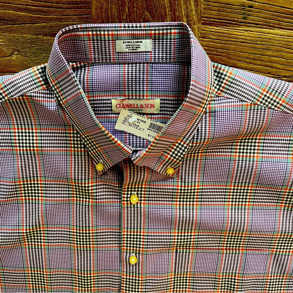 XL Culwell & Son mens short sleeve shirt